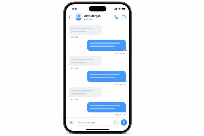 Интерфейс чата Telegram: сообщения, вложения и быстрые ответы